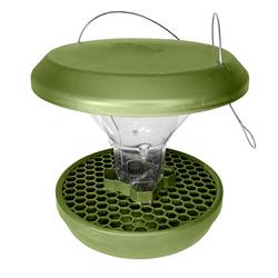 Swissinno Velký odpuzovací kroužek pro krmítko Großvogel-Abwehr Ring für Vogelfutter Silos Davos und Lucerne stříbrná 1 ks 1 860 001K