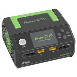 Gens ace modelářská nabíječka, 25 A, Li-Pol, Li-Ion, LiHV , LiFePO , NiMH, Dvojitý nabíjecí výstup, rozpoznání baterie , nabíjecí funkce, rychlonabíjecí funkce