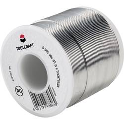 TOOLCRAFT bezolovnatý pájecí cín cívka Sn99,3Cu0,7 ROL1 500 g 1 mm