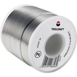 TOOLCRAFT bezolovnatý pájecí cín cívka Sn99,3Cu0,7 ROL1 500 g 1 mm