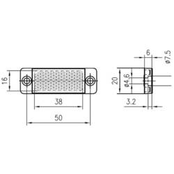 Reflektory Leuze Electronic TKS 20 x 40 Nalepovací, šroubovatelná TKS 20 x 40