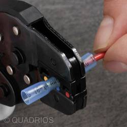 Quadrios 22C467 krimpovací spojka se smršťovací bužírkou 0.5 mm² 1.5 mm² plná izolace červená 1 sada