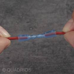 Quadrios 22C467 krimpovací spojka se smršťovací bužírkou 0.5 mm² 1.5 mm² plná izolace červená 1 sada
