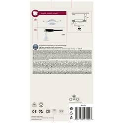 Paulmann 93422 Base vestavné svítidlo, LED, GU10, 15 W, bílá, sada 3 ks