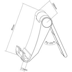 Reflecta Tabula Travel držák na tablet Vhodné pro značku (tablet): Univerzální 17,8 cm (7) - 25,7 cm (10,1)