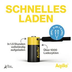 Aqiila Akku speciální akumulátor CR-123A Li-Ion 3 V 750 mAh 2 ks