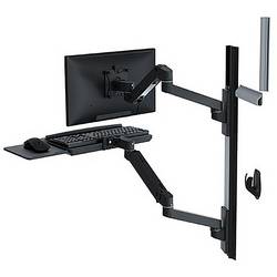 Ergotron 45-696-292 sada nástěnných držáků TV nastavitelná výška, naklápěcí, 86,4 cm (34), 45-696-292