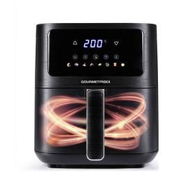 GourmetMaxx GOURMETmaxx Heißluft-Fritteuse Digital 4,5l 1500W horkovzdušná fritéza, 4.5 l, 1 500 W, s displejem, funkce časovače, černá