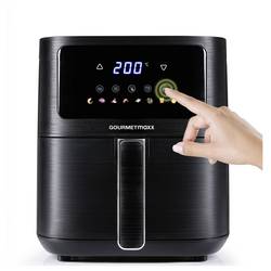 GourmetMaxx GOURMETmaxx Heißluft-Fritteuse Digital 4,5l 1500W horkovzdušná fritéza, 4.5 l, 1 500 W, s displejem, funkce časovače, černá