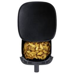 GourmetMaxx GOURMETmaxx Heißluft-Fritteuse Digital 4,5l 1500W horkovzdušná fritéza, 4.5 l, 1 500 W, s displejem, funkce časovače, černá