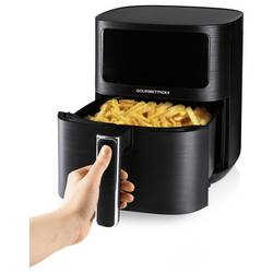 GourmetMaxx GOURMETmaxx Heißluft-Fritteuse Digital 4,5l 1500W horkovzdušná fritéza, 4.5 l, 1 500 W, s displejem, funkce časovače, černá
