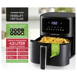 GourmetMaxx GOURMETmaxx Heißluft-Fritteuse Digital 4,5l 1500W horkovzdušná fritéza, 4.5 l, 1 500 W, s displejem, funkce časovače, černá
