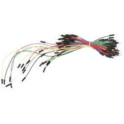 Velleman WJW009N Sada zásuvných můstků červená, oranžová, žlutá, zelená, modrá, bílá, černá