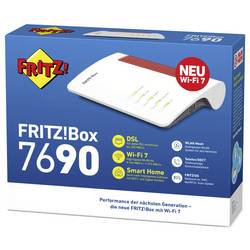 Fritz! FRITZ!Box 7690 Edition International Wi-Fi router s modemem Integrovaný modem: VDSL, ADSL2+, 2.4 GHz, 5 GHz, 7200 MBit/s