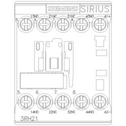 Siemens 3RH2122-1BB40 stykač 24 V/DC 10 A 1 ks