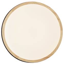 Brilliant G80845/76 Baarlo LED stropní svítidlo LED pevně vestavěné LED 24 W černá (matná), dřevo