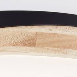 Brilliant G80845/76 Baarlo LED stropní svítidlo LED pevně vestavěné LED 24 W černá (matná), dřevo