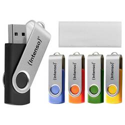 Intenso 3.2 Gen1 Office Line USB flash disk 64 GB žlutá, zelená, modrá, oranžová, černá 3543595 USB 3.2 (Gen 1x1)