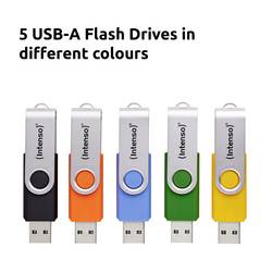 Intenso 3.2 Gen1 Office Line USB flash disk 64 GB žlutá, zelená, modrá, oranžová, černá 3543595 USB 3.2 (Gen 1x1)