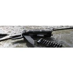 Walther MultiTacKnife MTK 5.0718 multifunkční nástroj s pouzdrem, se sadou bitů, s klipem počet funkcí 18 černá