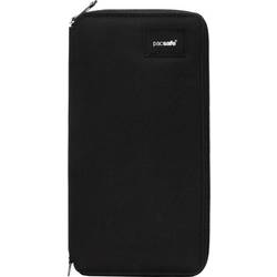 Pacsafe RFIDsafe Travel Wallet peněženka, (š x v x h) 11.5 x 22.5 x 2 cm, černá, 11055100