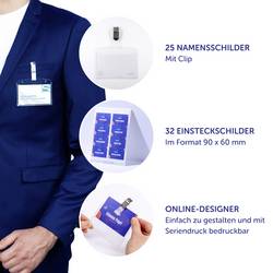 Avery-Zweckform 4822 štítek se jménem (š x v) 90 mm x 60 mm 25 ks