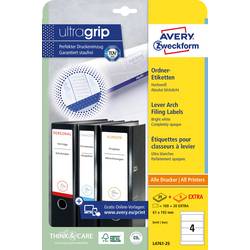 Avery-Zweckform štítky složek L4761-25 61 x 192 mm papír bílá trvalé 120 ks