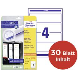 Avery-Zweckform štítky složek L4761-25 61 x 192 mm papír bílá trvalé 120 ks