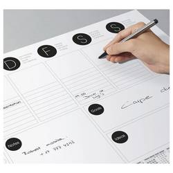 Sigel H6506 psací podložka týdenní plán 2026, 2027 bílá, černá (š x v) 42 cm x 29.7 cm 30 listů 1 ks
