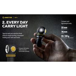 ArmyTek Elf C1 neutralweiß LED kapesní svítilna, napájeno akumulátorem, 1000 lm, 55 g