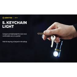 ArmyTek Elf C1 neutralweiß LED kapesní svítilna, napájeno akumulátorem, 1000 lm, 55 g