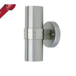 Brilliant Hanni G96230/82 venkovní nástěnné osvětlení úsporná žárovka, LED GU10 6 W nerezová ocel