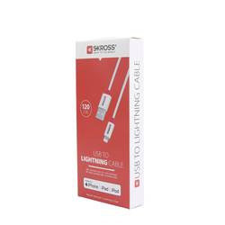 Skross USB kabel USB 2.0 USB-A zástrčka 1.20 m bílá kulatý SKCA0004A-MFI120CN