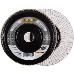 Rhodius 210476 LGA ALU vějířovitý brusný kotouč Průměr 125 mm Ø otvoru 22.23 mm Zrnitost 60 neželezné kovy 1 ks