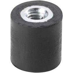 PB Fastener 100445 závitový tlumič vibrací Vnitřní závit M4 Výška 15 mm 1 ks