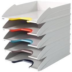 Durable 770427 VARICOLOR® MIX TRAY SET odkládací přihrádka na dopisy DIN A4, DIN C4 šedá 5 ks