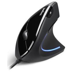 Perixx PERIDUO-512 DE B kabelový sada klávesnice a myše ergonomická německá, QWERTZ černá