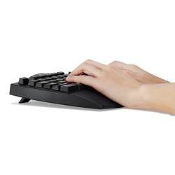 Perixx PERIDUO-512 DE B kabelový sada klávesnice a myše ergonomická německá, QWERTZ černá