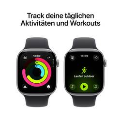 Apple Watch Series 11 GPS + Cellular 42 mm hliníkový plášť sportovní náramek černá S/M