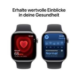 Apple Watch Series 11 GPS + Cellular 42 mm hliníkový plášť sportovní náramek černá S/M