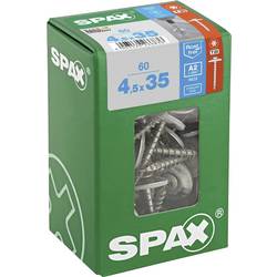 SPAX 4577000450357 Klempířský šroub 4.5 mm 35 mm T-STAR plus nerezová ocel A2 60 ks