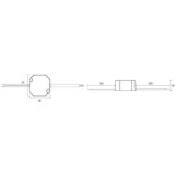 Deko Light OCTO, CV, Mini 24V/12W LED driver konstantní napětí 12 W 0 - 500 mA 24 V ochrana proti přepětí 1 ks