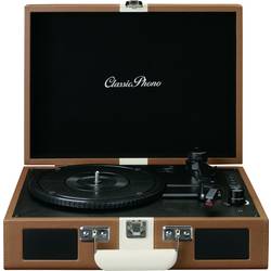 Lenco TT-120BNWH gramofon hnědo-bílá