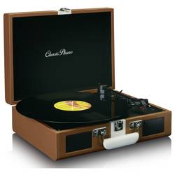 Lenco TT-120BNWH gramofon hnědo-bílá