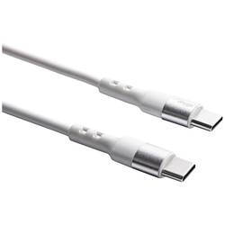 Akyga USB kabel USB 2.0 USB-C ® zástrčka, USB-C ® zástrčka 1.80 m bílá AK-USB-41
