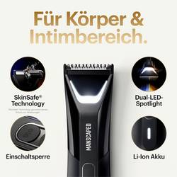 MANSCAPED The Lawn Mower 5.0 Ultra holicí strojek na tvář, zastřihovač vousů, zastřihovač vlasů černá