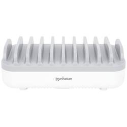 Manhattan 10-Port USB Power Delivery 120 W systém nabíjení a řízení stanice IPhone® 14, 14 pro, 14 pro Max, 13, 13 pro, 13 pro Max, 13 mini, se 2022, X, XS,