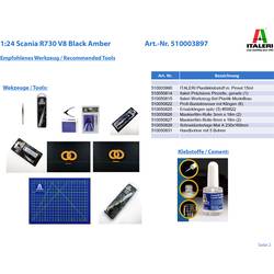 Italeri 3897 Scania R730 V8 Black Amber model tahače, stavebnice 1:24