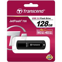 Transcend JetFlash® 700 USB flash disk 128 GB černá TS128GJF700 USB 3.2 (Gen 1x1)