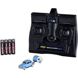 Carson Modellsport 500504148 VW Käfer mit Anhänger 1:87 RC model auta elektrický silniční model vč. akumulátorů, nabíječky a baterie ovladače